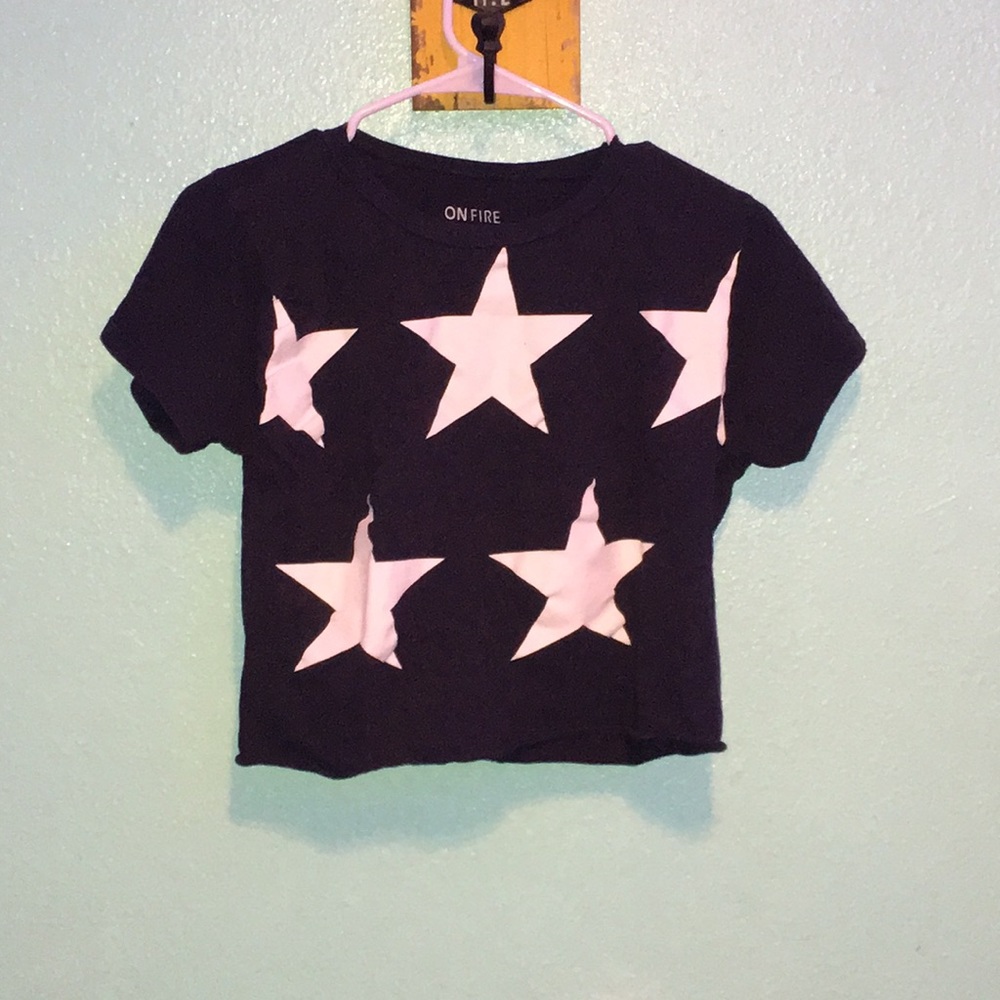 ON FIRE crop top
